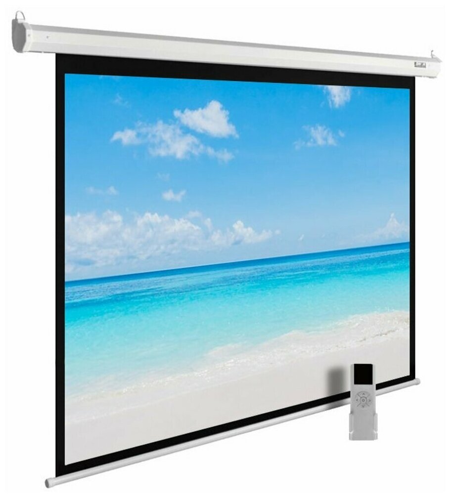 Экран Cactus 225x300см MotoExpert CS-PSME-300x225-WT 4:3 настенно-потолочный рулонный белый (моториз .