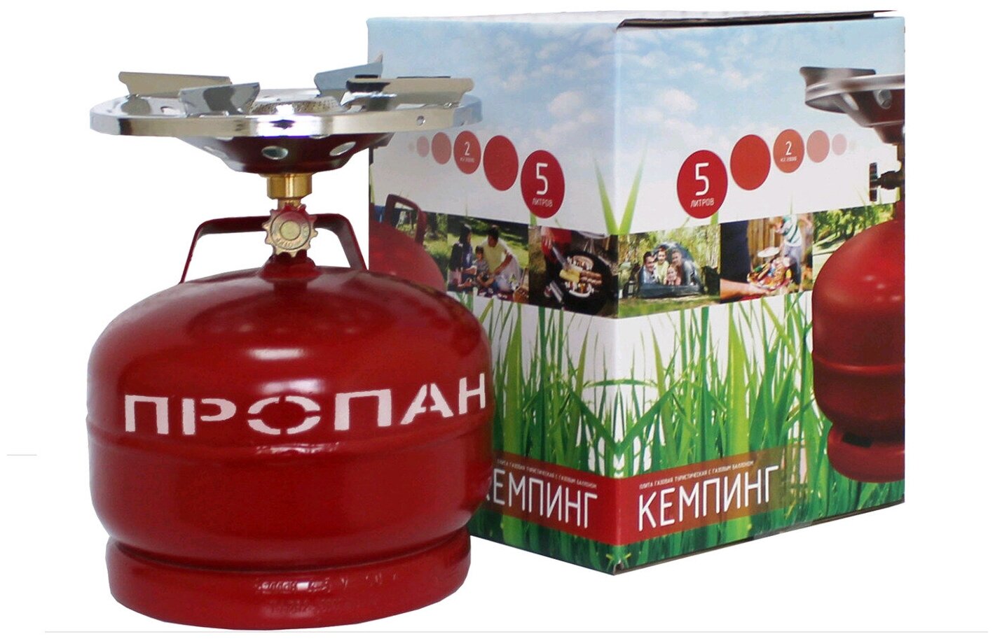 Газовая горелка Кемпинг 5л (Крым)