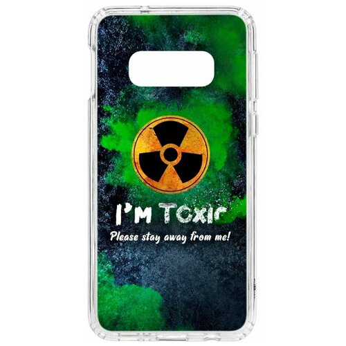 фото Чехол на samsung galaxy s10e kruche print toxic / чехол для samsung / чехол с рисунком / чехол с принтом / чехол для самсунг / чехол для самсунг / бампер на гелакси / чехол накладка для гэлэкси / противоударная накладка для samsung galaxy / защита для galaxy / защита на samsung / cиликоновый чехол для samaung galaxy / пластиковый чехол на самсунг / защитный чехол для самсунг / чехольчик / защита телефона / ударопрочный чехол / галакси кruче