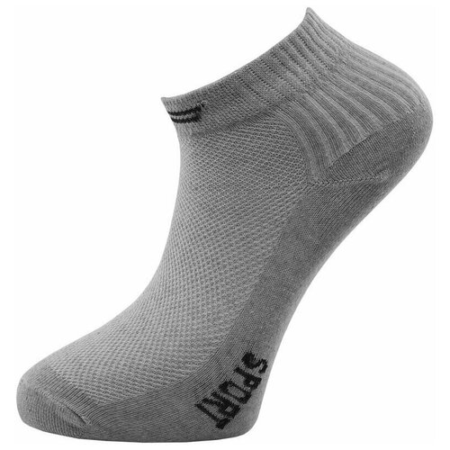 Носки , размер 25, серый носки мужские спортивные укороченные сетка