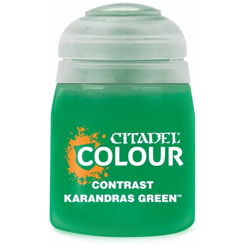 Краска акриловая Citadel Contrast: Karandras Green (18Ml) краска акриловая citadel contrast basilicanum grey 18ml