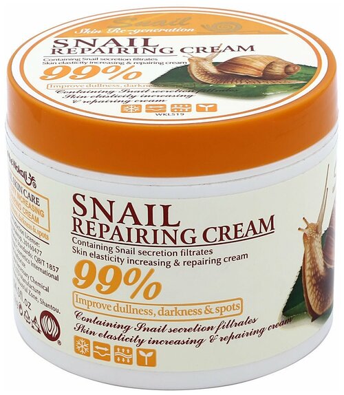 Wokali Восстанавливающий крем для тела Snail Repairing Cream 115 г WKL519