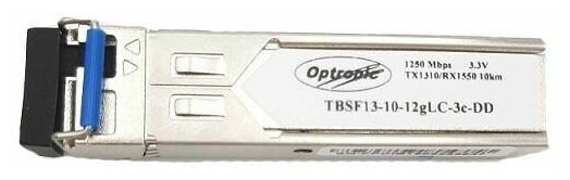Optronic TBSF13-10-12gLC-3c-DD модуль SFP, трансивер 1.25Gb/s WDM, 1310/1550nm 10 км, LC DDM