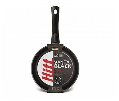 Hitt Vantablack Plus Сковорода из литого алюминия с а/п покрытием, съемная ручка, 22 см (8) HVP1022