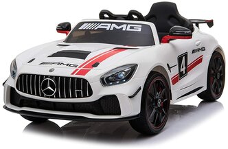 Детский электромобиль Hollicy Mercedes GT4 AMG White 12V - SX1918S-WHITE