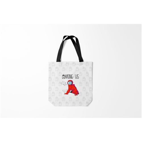 фото Сумка-шоппер / 40х40 см / геймерам / among us burnettie