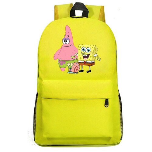 рюкзак губка боб патрик и гэри sponge bob черный 7 Рюкзак Губка Боб, Патрик и Гэри (Sponge Bob) желтый №7