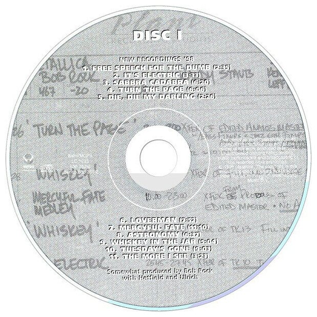 Metallica Garage Inc CD Медиа - фото №2