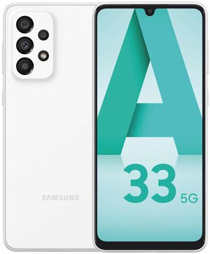 Смартфон Samsung Galaxy A33 5G 8/128 ГБ, Dual nano SIM, белый