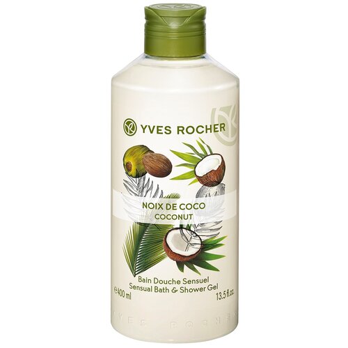 Yves Rocher Гель для Душа и Ванны Кокосовый Орех, 200 мл