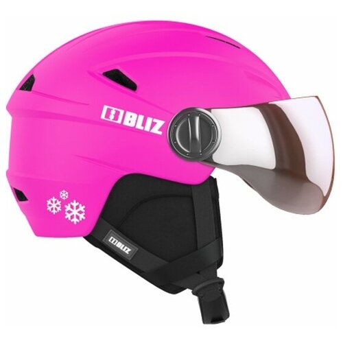 Горнолыжный шлем BLIZ Jet Kids Visor M14 Pink (48/52)