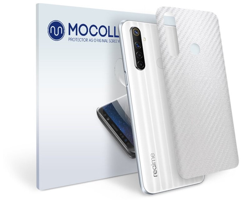 Пленка защитная MOCOLL для задней панели REALME X50 Pro Карбон Прозрачный