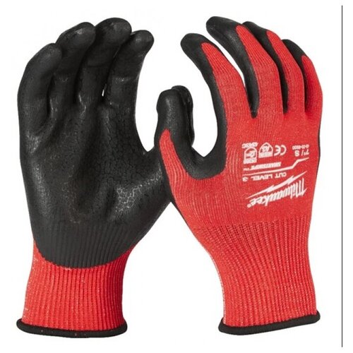 фото Перчатки с защитой от порезов, уровень 3, размер l/9 milwaukee