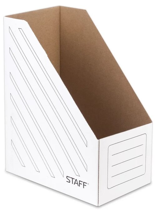 Лоток вертикальный для бумаги STAFF 128884, 10 шт. белый 10 шт.
