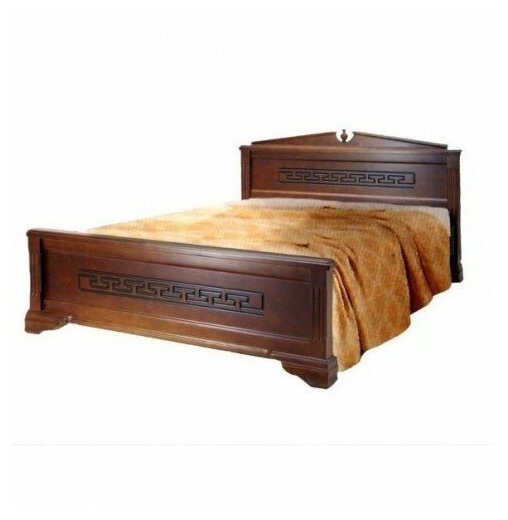 Кровать полутороспальная из массива дерева Афина, размер 120х200