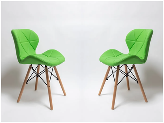 Комплект стульев для кухни из 2-х штук SC-026 зеленый