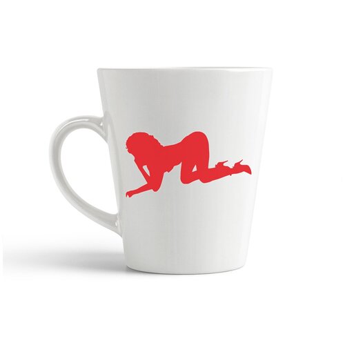 фото Кружка-латте coolpodarok силуэт девушки2