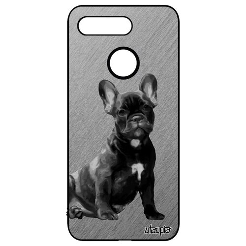 фото Простой чехол на смартфон // honor v20 / view 20 // "бульдог" бои стиль, utaupia, серый