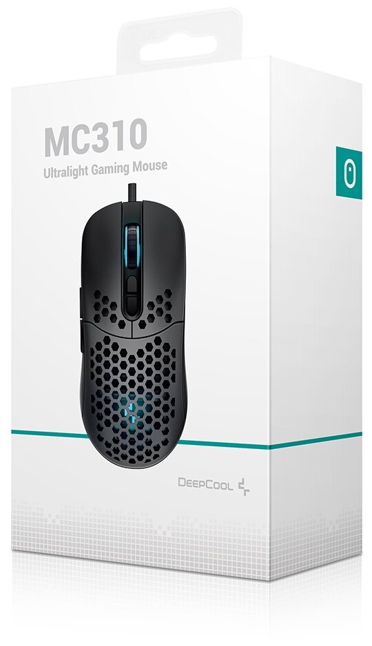 Мышь DeepCool MC310 Ultralight 75g RGB Gaming Mouse (R-MC310-BKCUNN-G)