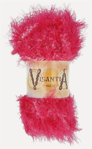 Изображение товара Пряжа Visantia "KUZU" 70% полиэстер, 30% нейлон №05 яр. розовый - 5 мотков по 100 гр