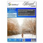 Фотобумага SHARCO A4 матовая односторонняя 108 г/м2 100 листов - изображение