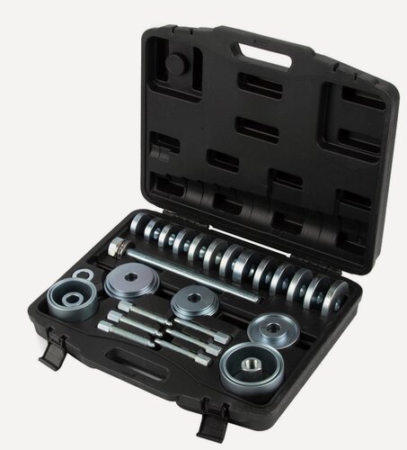 Изображение товара Набор инструментов для замены ступичных подшипников 31 предмет WIEDERKRAFT WDK-214550