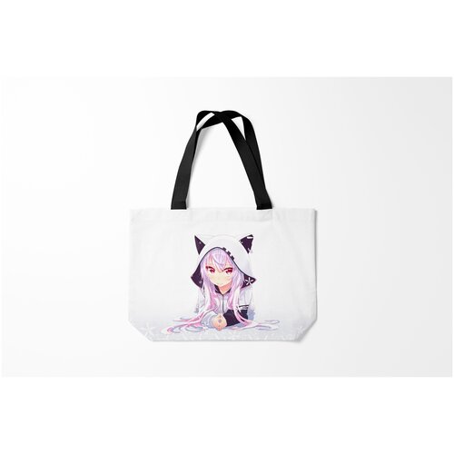 фото Сумка-шоппер / 46х35 см / аниме / няшная тян burnettie