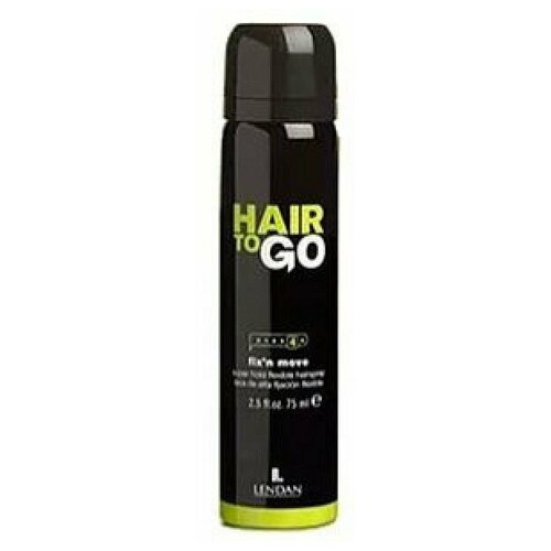 Лак гибкой фиксации, 75 мл/ Hair To Go Fix’? n Move, Lendan (Лендан) 75 мл