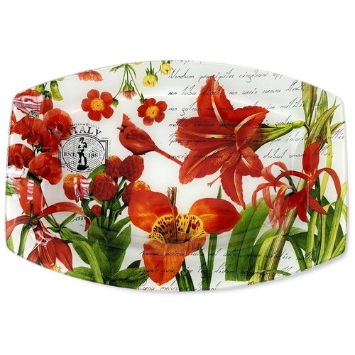 SIJ Блюдо GC21004, 35х24.5 см, бежевый