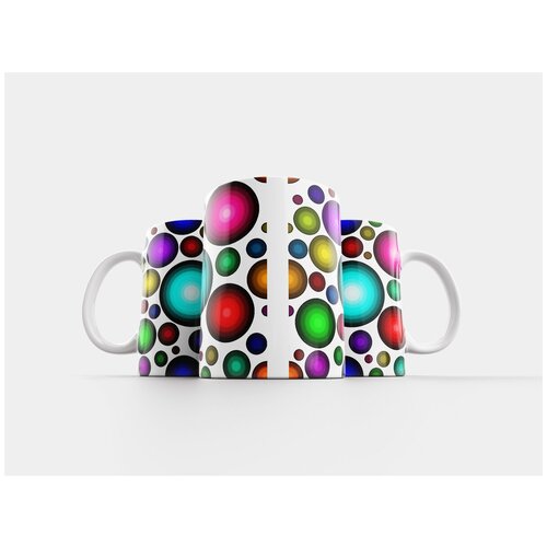 фото Кружка "декоративный, пузыри, круги" 320 мл lotsprints