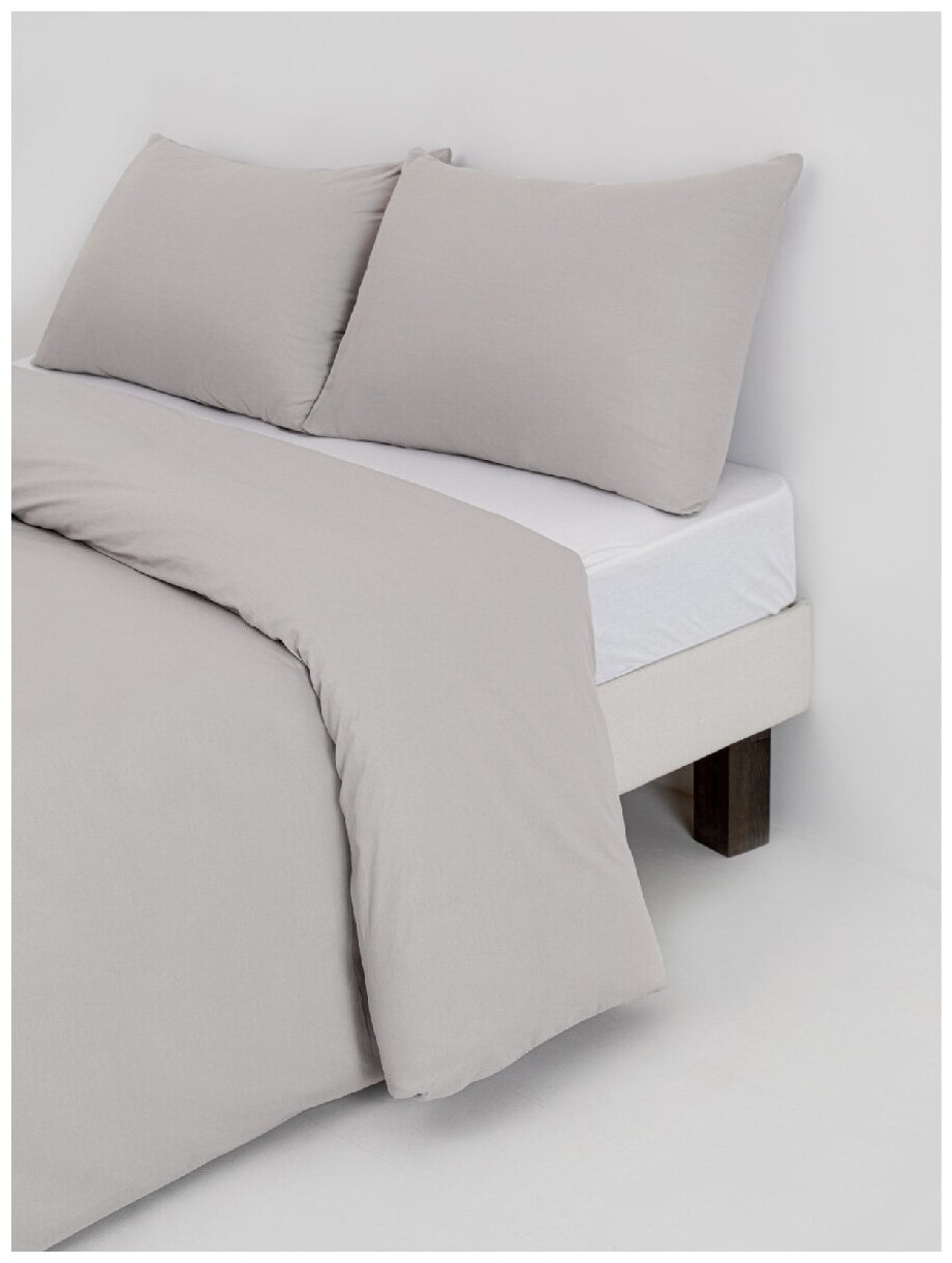 Набор постельных принадлежностей IDEA из перкаля (пододеяльник 200х200 см + 2 наволочки 50х70 см), 100% хлопок - фотография № 2