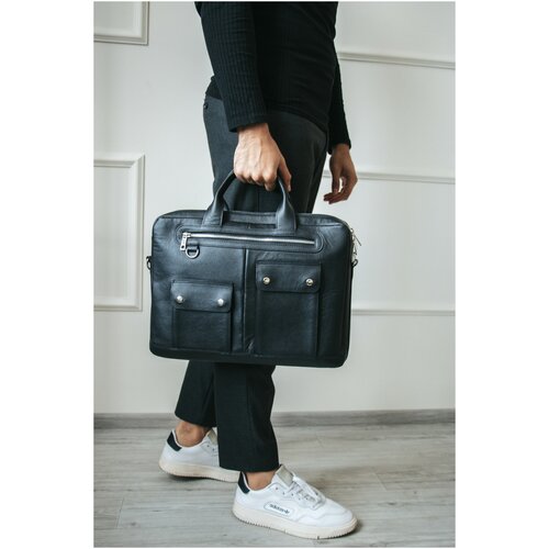 фото Сумка мужская bankir 15.6" из натуральной кожи elborso