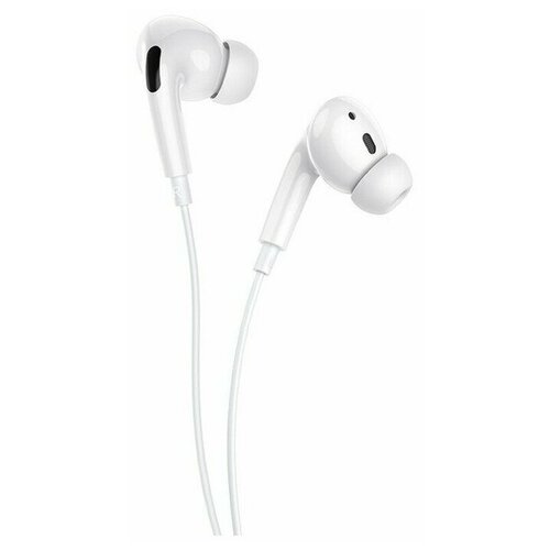 Наушники Hoco M1 Pro проводные вакуумные микрофон Jack 35 12 м белые 51900₽