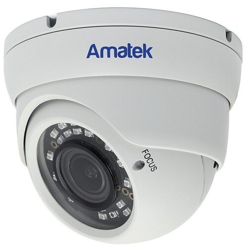 Видеокамера мультиформатная купольная Amatek AC-HDV203VS 2.8-12 мм