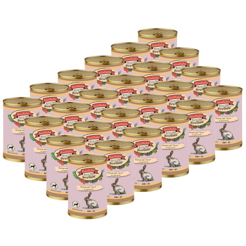 Консервы FRANK'S PROGOLD DOG для взрослых собак с сочным кроликом (415 гр х 24 шт)
