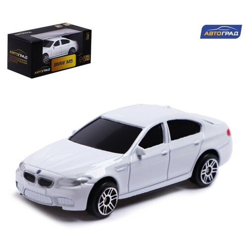 Машина металлическая BMW M5,1:64, цвет белый сборная модель автомобиля bmw z3 металл масштаб 1 24 motormax 75120 3