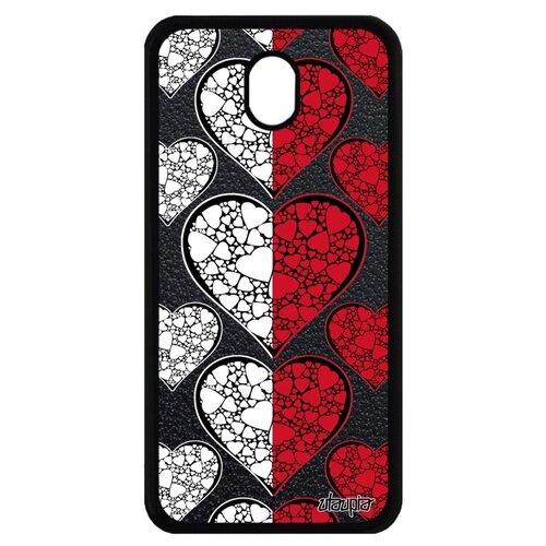 фото Красивый чехол на мобильный // samsung galaxy j7 2017 // "флаг монако с сердцем" дизайн стиль, utaupia, цветной