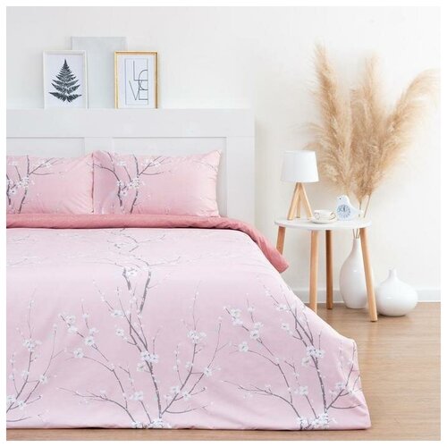 фото Постельное белье евро "сакура" 200*215 см,240*225 см,50*70+- 3 см-2 шт этель