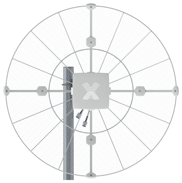 Vika-21C MIMO 2*21 Дб 1700-2700 МГц сетчатая разборная параболическая антенна