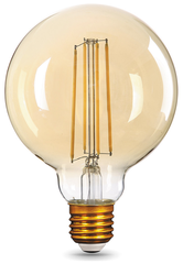 Лампа Gauss LED Filament G95 E27 8W Golden 2400K