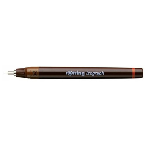 Изограф Rotring 1903492 0.5мм корпус бордовый пластик съемный пишущий узел/заправка тушь