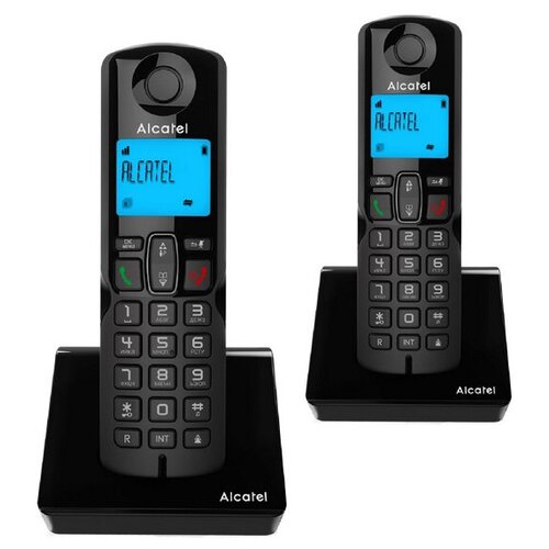 Радиотелефон Alcatel S230 Duo Black