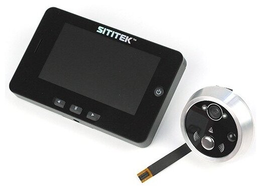 Беспроводной видеоглазок "SITITEK Simple II" с датчиком движения записью и ИК подсветкой