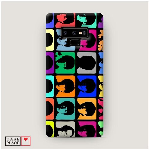 фото Чехол пластиковый samsung galaxy note 9 битлз коллаж case place