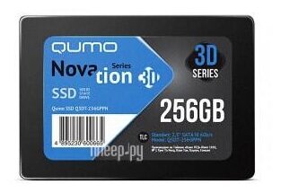Внутренние жесткие диски Hdd/ssd Qumo Novation TLC 3D SSD 256Gb Q3dt-256gppn .
