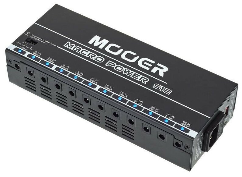 Mooer Macro Power блок питания на 12 эффектов (9В)