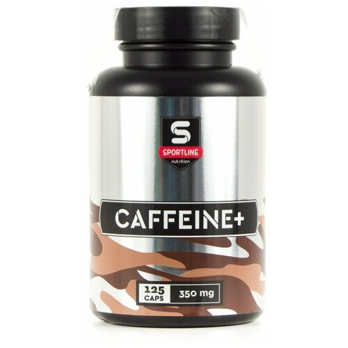 Кофеин SportLine Nutrition Caffeine Plus 125cap кофеин 4me nutrition caffeine 200 мг 120 таблеток нейтральный