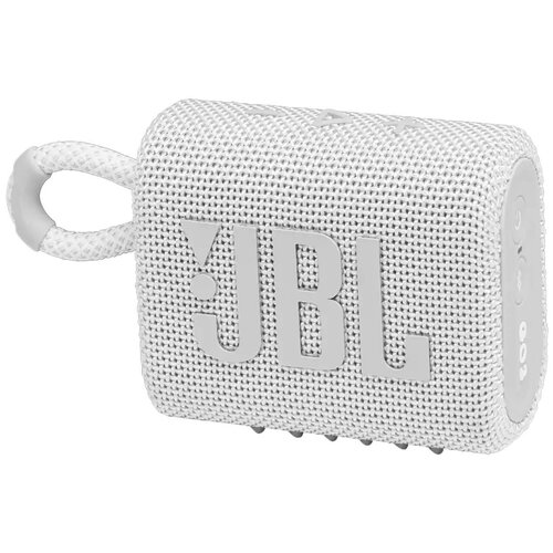 Беспроводная акустика JBL Go 3 White (JBLGO3WHT)