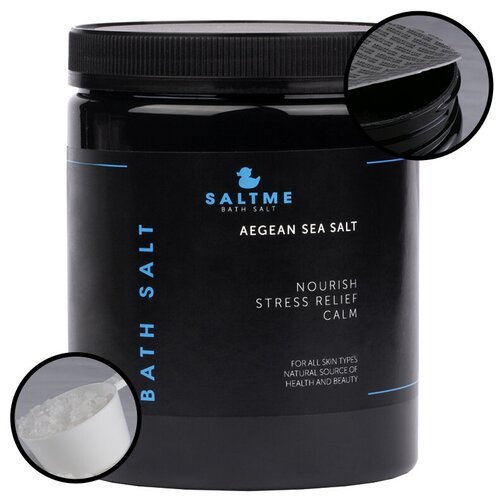 Купить SALTME Соль Эгейского моря 1, 5 кг /натуральная морская соль для ванны/соль природная для ванны/антицеллюлитная/расслабление/похудение.