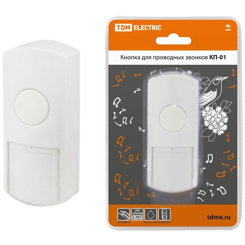 фото Кнопка кп-01 (для пров. звонков) tdm tdm еlectric